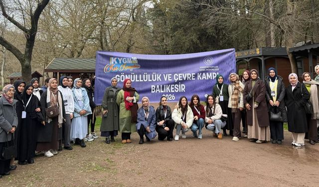 Kız Öğrenciler Balıkesir’de Çevre ve Gönüllülük Kampında Buluştu