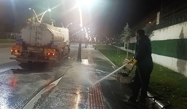Özgürlük Bulvarı’nda Hijyen Seferberliği