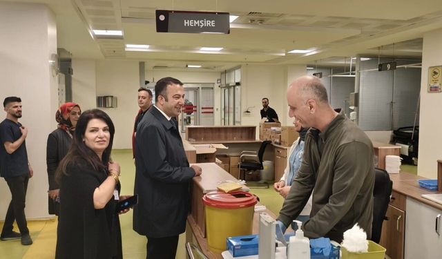 Başhekim Tunç’tan Moral Desteği