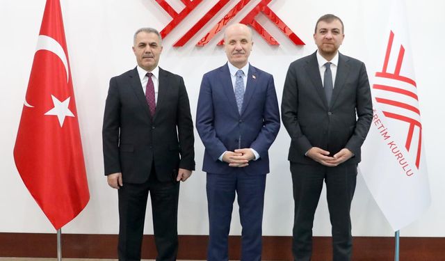 Başkan Hüseyin Şansi’den YÖK Başkanı Özvar’a Ziyaret