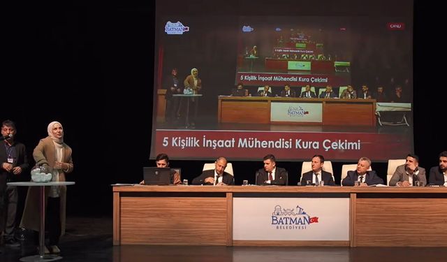 Batman Belediyesi Personel alımı kurası çekildi! İşte sonuçlar ve detaylar