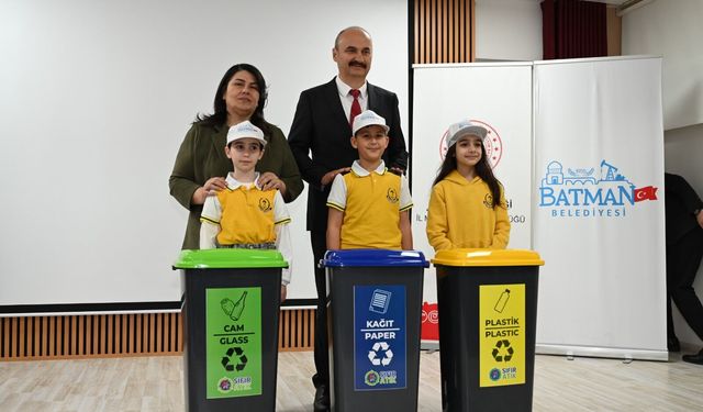 Batman’da 3 Bin Geri Dönüşüm Setiyle Çevreye Büyük Katkı