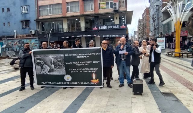 Batman’da Halepçe Katliamı Anması