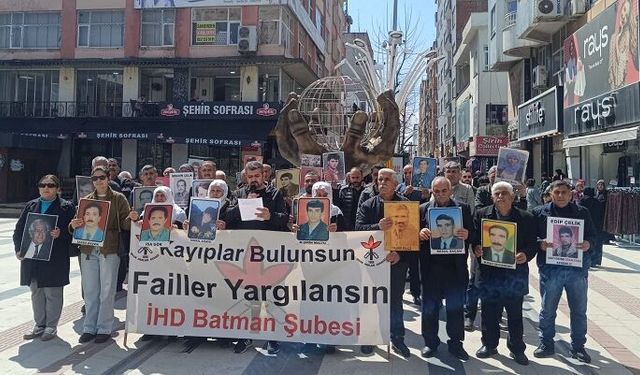 Batman’da “Kayıplar bulunsun, failler yargılansın” eyleminin 730. haftasında İzzet Seven'in akıbeti soruldu