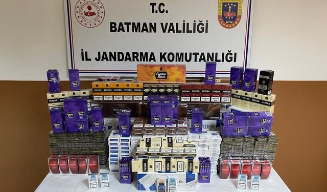 Gercüş’te Kaçak Tütün Operasyonu