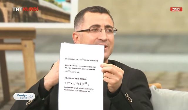 Matematik Evrenin Dili mi? Eğitimci-Yazar Şerif Çelebi TRT Kurdî’de Anlattı