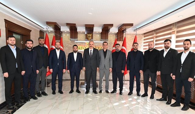 TÜGVA Genel Başkanı Beşinci, Vali Canalp’ı Ziyaret etti