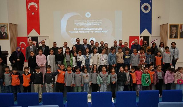 Üniversitede İstiklal Marşı’nın 105. Yılına Anlamlı Anma