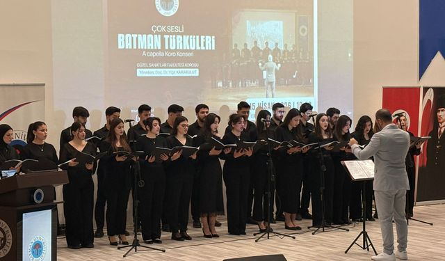 Batman Üniversitesinde A Capella Konseri