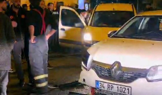 Batman’da Cadde Üzerinde Kaza: Otomobil ile Taksi Çarpıştı