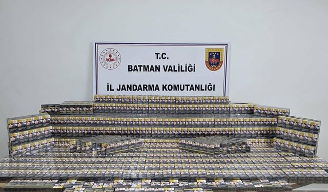 Batman’da Kaçakçılara Darbe: Binlerce Kaçak Ürün ve Silah Ele Geçirildi