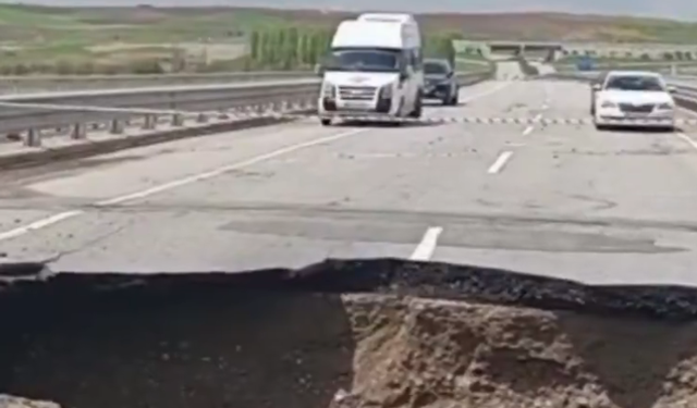 Batman’da korkutan çökme: Güney çevre yolu’nda ulaşım felç oldu!