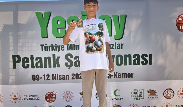 Batman’dan Türkiye’ye Uzanan Zafer: Kerem Nar Bocce’de Zirvede!