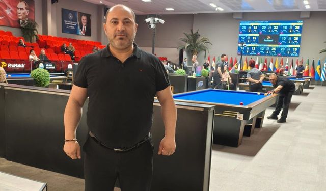 Batmanlı Bilardocu Dünya Kupası Biletini Aldı: Türkiye Şampiyonu Oldu
