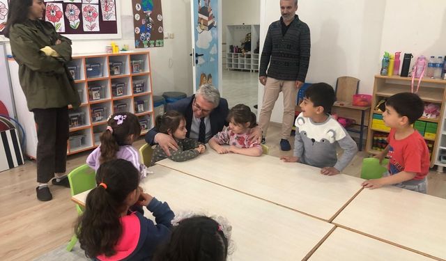 Eğitimin Temeline Yakın Markaj: Müdür Ciğer’den Miniklere Sürpriz Ziyaret!
