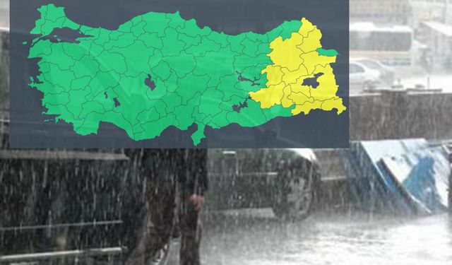 Meteoroloji uyardı: Batman için yağış uyarısı