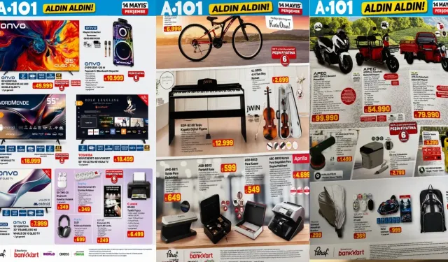 A101 14 Mayıs 2026 Aktüel Kataloğu Yayınlandı mı, Bu Hafta Hangi Ürünler Gelecek?