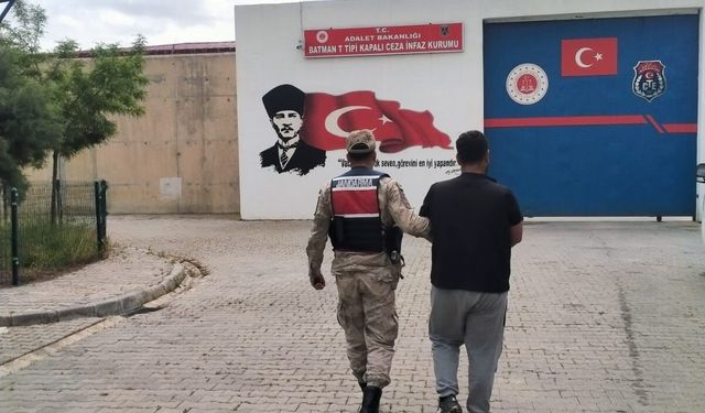 Batman’da 14 Yıl 8 Ay Hapis Cezası Olan Firari Yakalandı