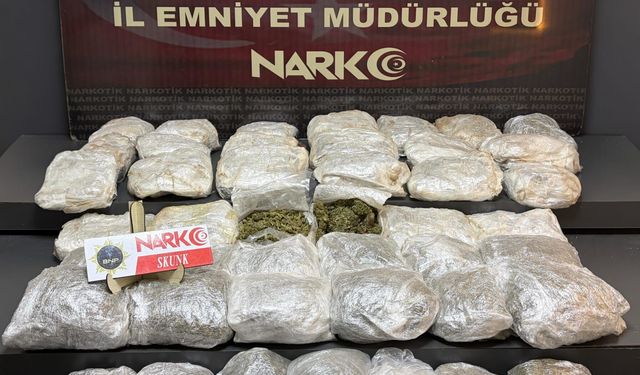 Batman’da 20 Kilo Skunk Ele Geçirildi