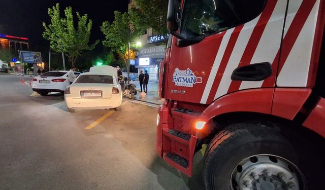 Batman’da Park Halindeki Araçta Korkutan Yangın