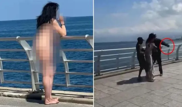 Beyrut sahilinde çıplak dolaşan kadın ne açıklama yaptı? Beyrut sahilinde çıplak dolaşan kadın kimdir, olay nedir?