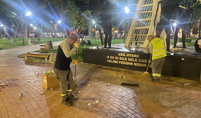 Fuar Bitti, Temizlik Mesaisi Başladı