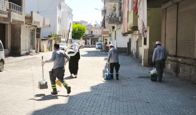İki Mahallede Genel Temizlik Çalışması