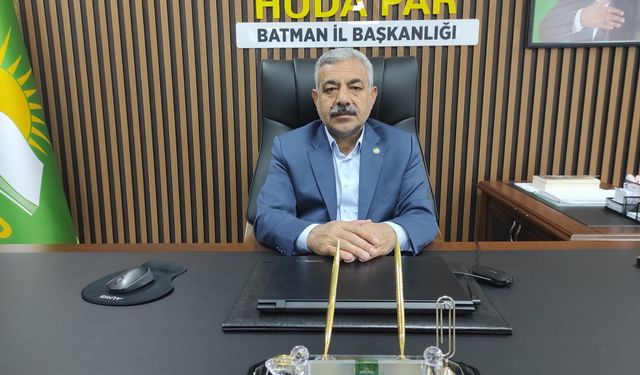 “Vatandaşlar HÜDA PAR’ı Barışın Adresi Olarak Görüyor”