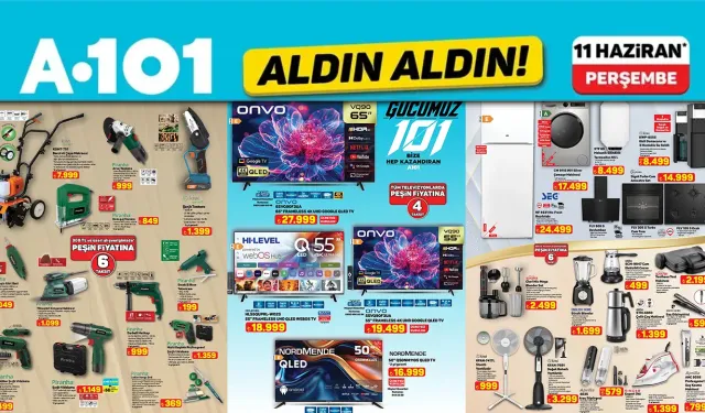 A101’DE 11 HAZİRAN ALARMI: BU PERŞEMBE MAĞAZALARA AKIN BAŞLIYOR, STOKLAR TÜKENECEK!