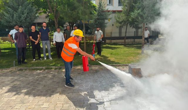 Batman İŞKUR’da Yangın Alarmı Tatbikatı