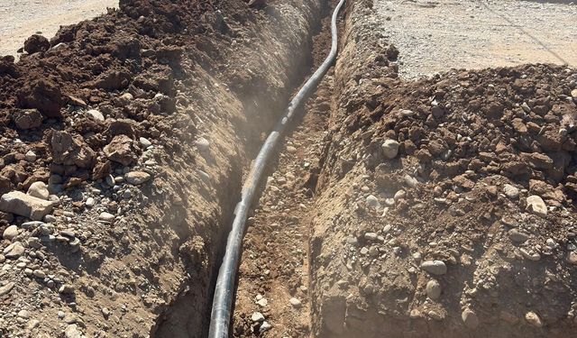 İki Mahalleye 2,4 Kilometrelik Yeni Şebeke Hattı
