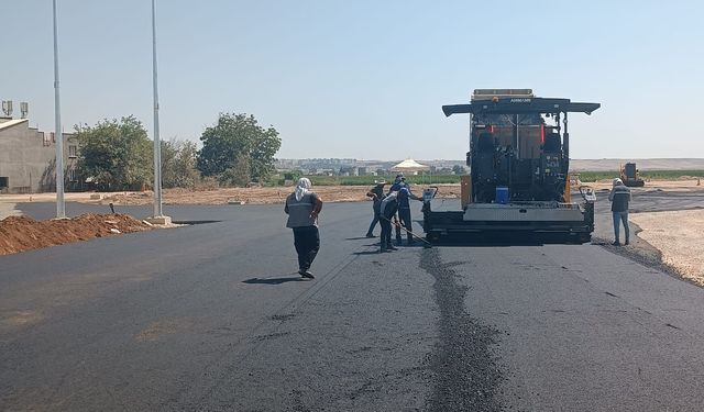24 Temmuz tarihinde 980 ton asfalt serimi gerçekleştirildi