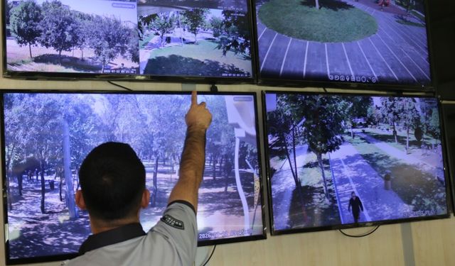 Batman Parklarında 816 Güvenlik Kamerasıyla Huzur Nöbeti