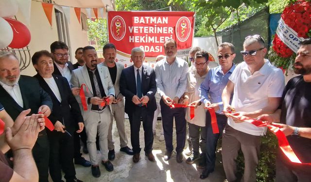 Batman Veteriner Hekimleri Odası Yeni Hizmet Binasını Açtı