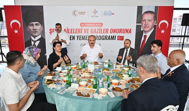 Batman'da 15 Temmuz Ruhu Yeniden Yaşatıldı