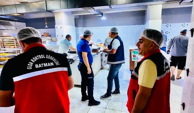 Batman'da Gıda Denetimleri Sıkılaştı! Market, Fırın, Kasap ve Lokantalar Mercek Altında