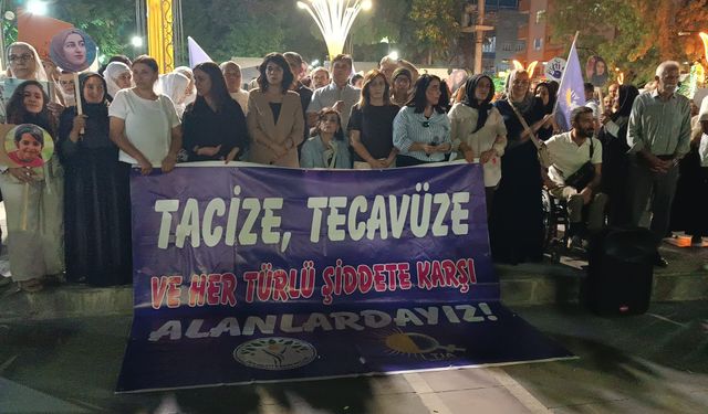 Batman’da Kadına Yönelik Şiddete Karşı Kitlesel Yürüyüş