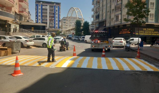 Batman’da Trafik Güvenliğini Artıran Çalışmalar Devam Ediyor