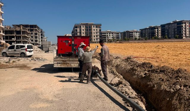 Çamlıtepe'de 900 Metrelik İçme Suyu Hattı Tamamlandı