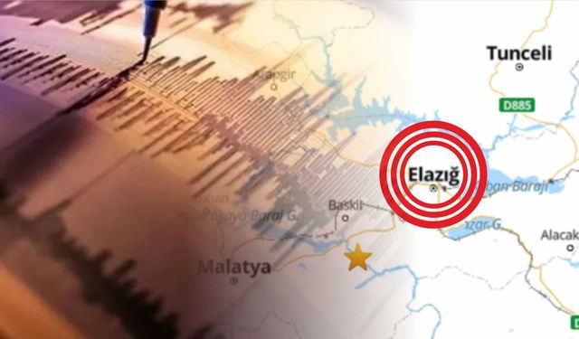 Elazığ'da 4 Büyüklüğünde Deprem! AFAD Sarsıntının Ayrıntılarını Paylaştı