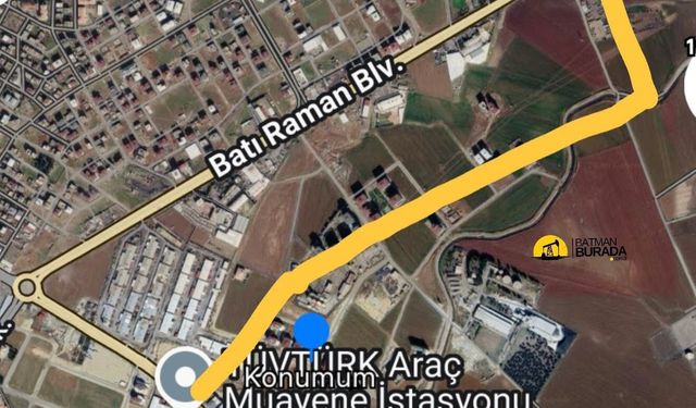 Eski Çöp Kavşağı İle Tüvtürk Arasına Alternatif Yol