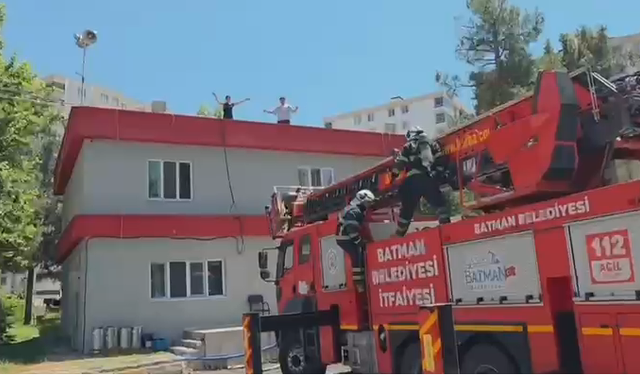 İtfaiyeden Gerçeği Aratmayan Tatbikat