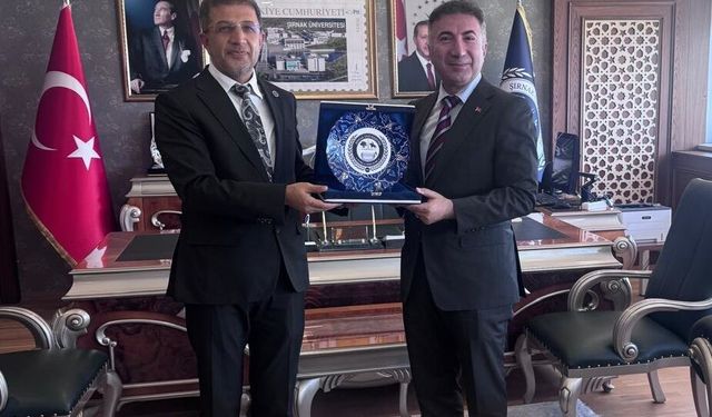Rektör Demir’den Şırnak üniversitesi rektörü Alkış’a ziyaret