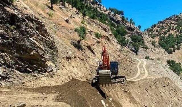 Sason'da Köy ve Yayla Yolları Yenileniyor