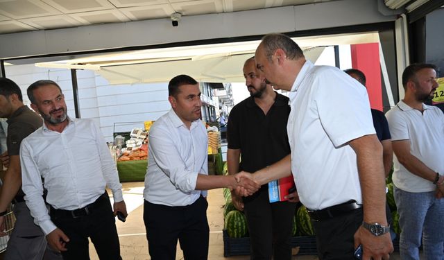 Vali Canalp'ten Yangın Mağduru Firmalara Destek
