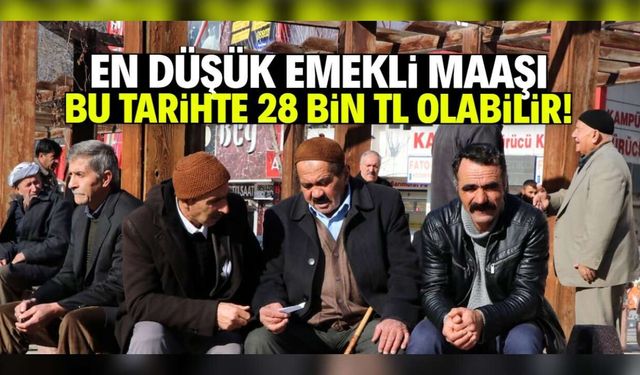 Emekliye 28 Bin TL Taban Maaş Sürprizi! Masadaki Formül İddialı