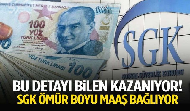 SGK’dan Milyonları İlgilendiren Hak: Ömür Boyu Çift Maaş Fırsatı Başladı!