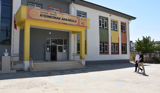 Aydınkonak Anaokulunda Yeni Eğitim Yılı İçin Hazırlıklar Hız Kazandı