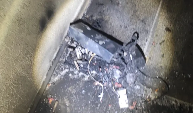 Batman’da Apartman Balkonunda Elektrikli Bisiklet Bataryası Patladı