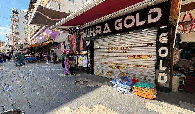 Diyarbakır'da 425 kuyumcu kepenk kapattı